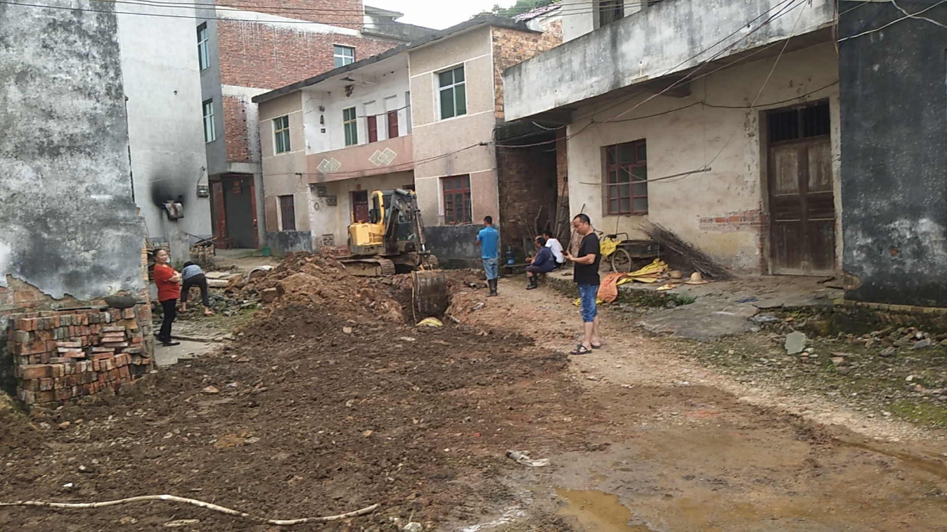 芦洲乡：管网排污 利民便民